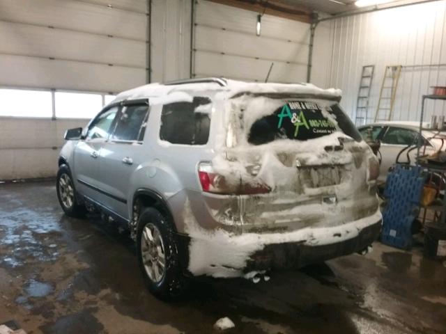 1GKEV13D29J141966 - 2009 GMC ACADIA SLE SILVER photo 3