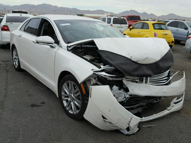 3LN6L2LU4ER812870 - 2014 LINCOLN MKZ HYBRID WHITE photo 1