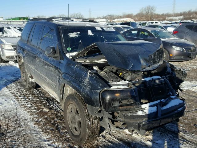 1GNDT13S722460573 - 2002 CHEVROLET TRAILBLAZE BLACK photo 1