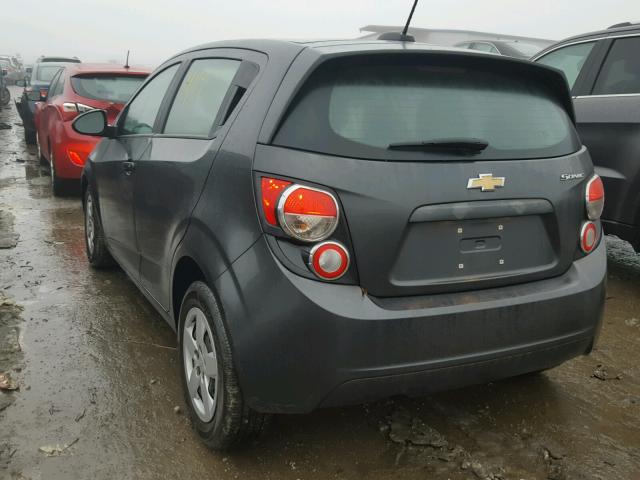 1G1JA6SH0G4182687 - 2016 CHEVROLET SONIC LS 灰色 照片 3