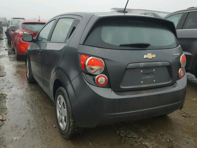 1G1JA6SH0G4182687 - 2016 CHEVROLET SONIC LS GRAY photo 3