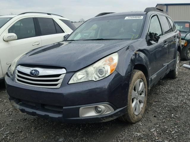 4S4BRBCC5B3319603 - 2011 SUBARU OUTBACK 2. GRAY photo 2