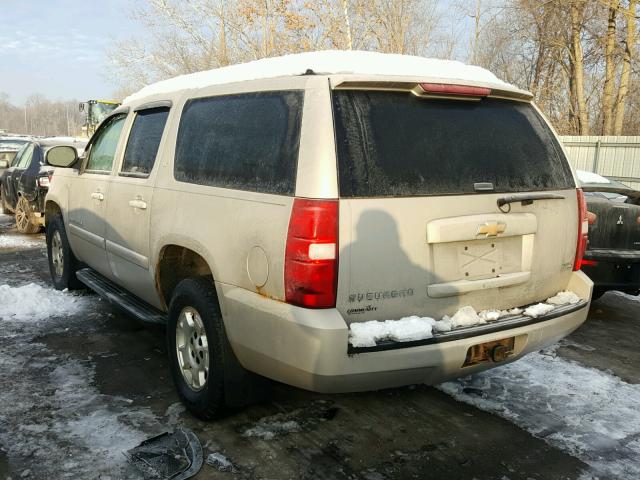 1GNFK16397J199752 - 2007 CHEVROLET SUBURBAN K TAN photo 3