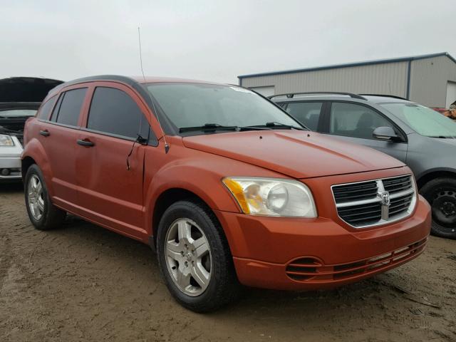 1B3HB48B78D757395 - 2008 DODGE CALIBER SX ORANGE photo 1