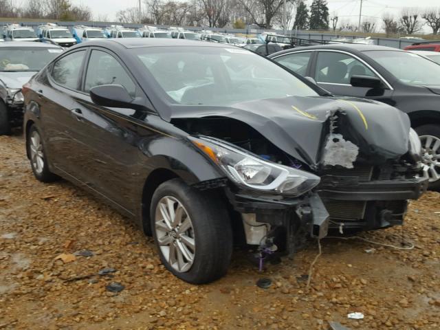 5NPDH4AE9GH689822 - 2016 HYUNDAI ELANTRA SE BLACK photo 1