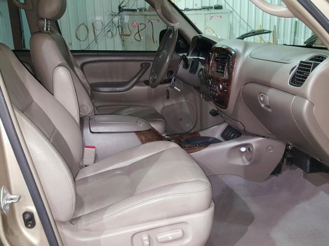 5TDZT38A46S265684 - 2006 TOYOTA SEQUOIA LI BEIGE photo 5