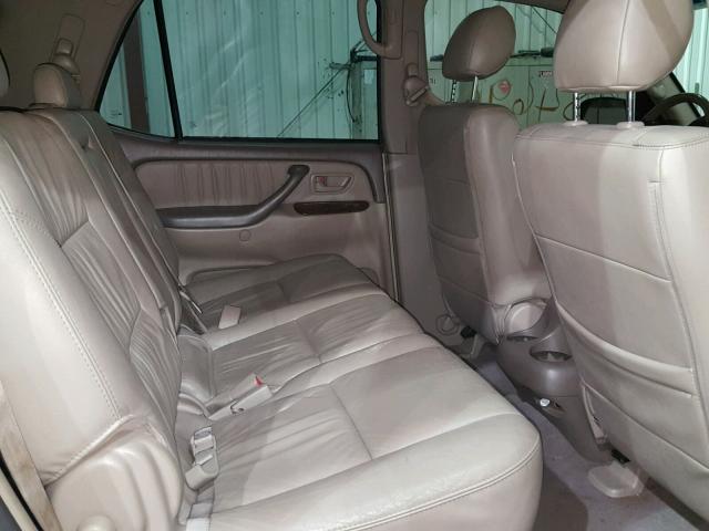 5TDZT38A46S265684 - 2006 TOYOTA SEQUOIA LI BEIGE photo 6