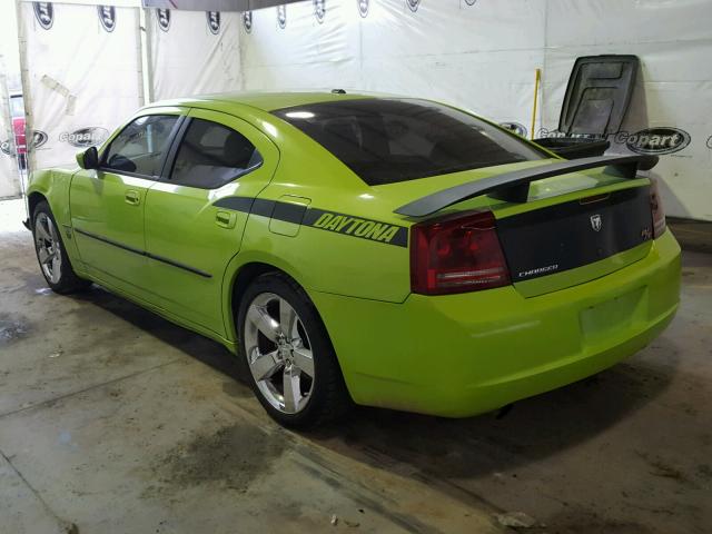 2B3KA53H57H728361 - 2007 DODGE CHARGER R/ GREEN photo 3