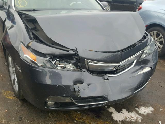 19UUA8F22DA000282 - 2013 ACURA TL GRAY photo 9