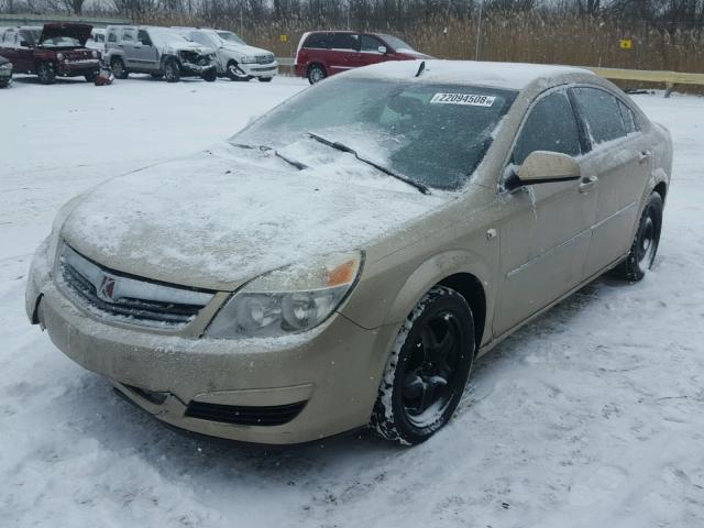 1G8ZS57N88F133835 - 2008 SATURN AURA XE TAN photo 2