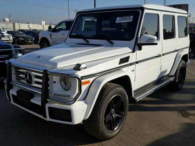 WDCYC3KF6HX277665 - 2017 MERCEDES-BENZ G 550 WHITE photo 2