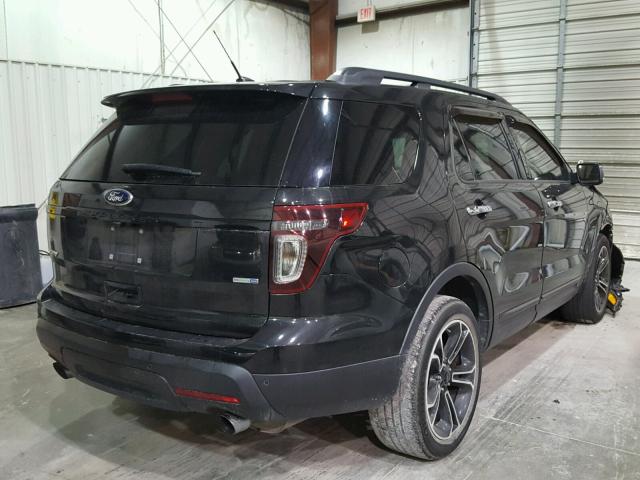 1FM5K8GT3DGB98967 - 2013 FORD EXPLORER S BLACK photo 4