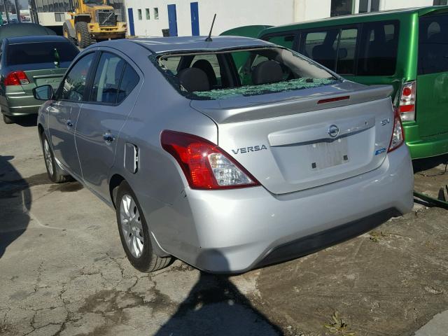 3N1CN7AP2GL872358 - 2016 NISSAN VERSA S SILVER photo 3