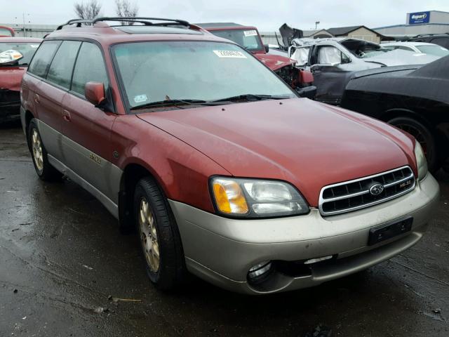 4S3BH806627605574 - 2002 SUBARU LEGACY OUT RED photo 1