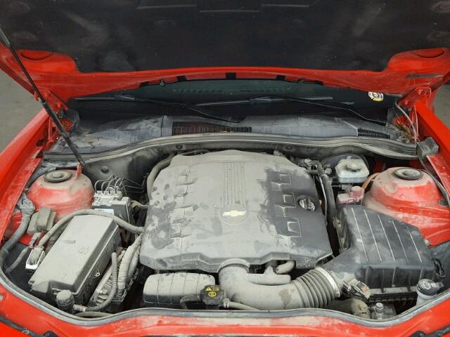 2G1FA1E30E9238131 - 2014 CHEVROLET CAMARO LS RED photo 7