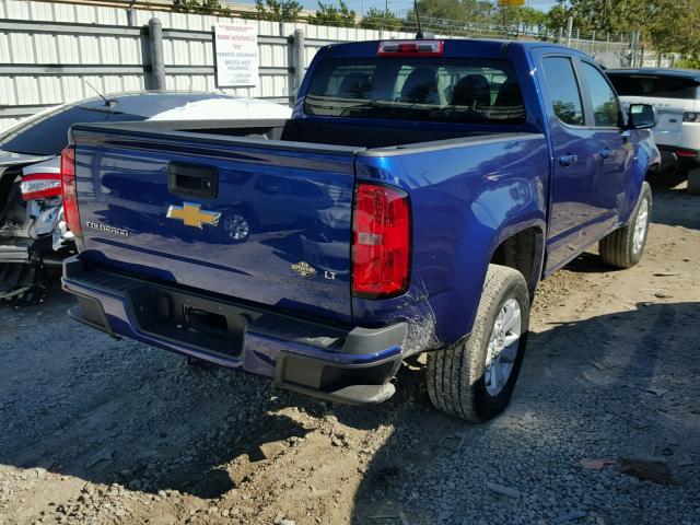 1GCGSBEAXF1227012 - 2015 CHEVROLET COLORADO L BLUE photo 4