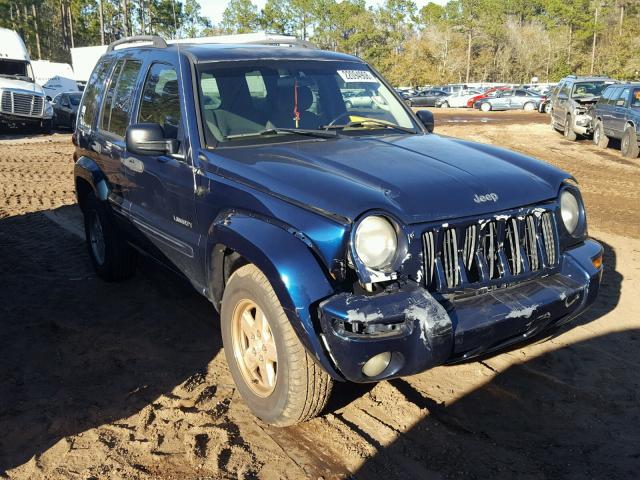 1J4GK58KX4W133597 - 2004 JEEP LIBERTY LI BLUE photo 1