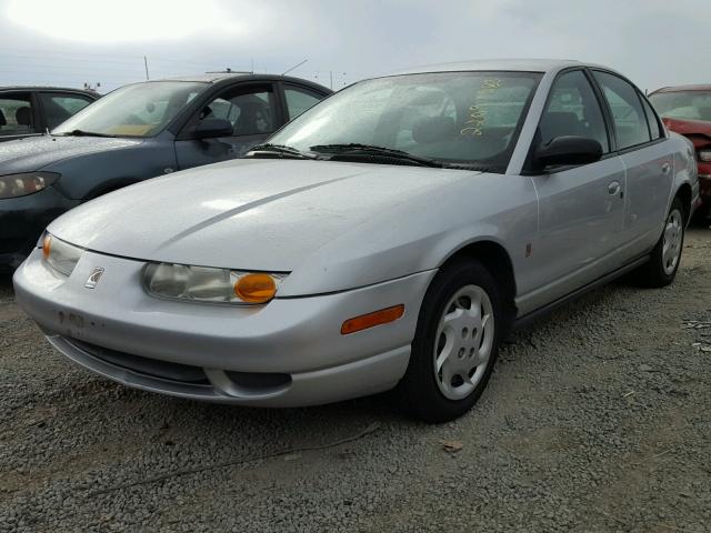 1G8ZK52762Z284994 - 2002 SATURN SL2 SILVER photo 2