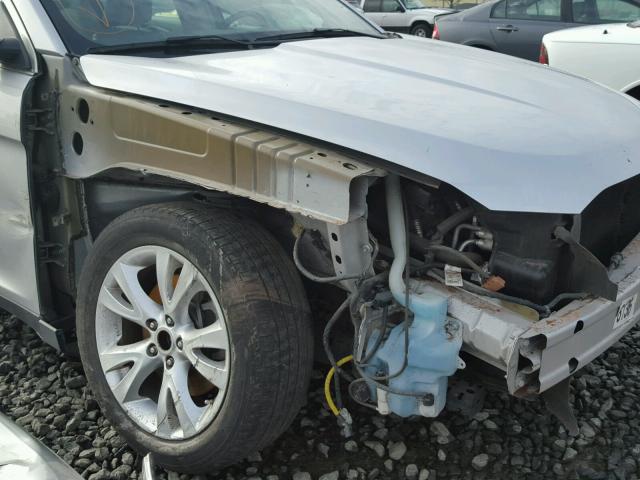 1FAHP2EW3AG152392 - 2010 FORD TAURUS SEL SILVER photo 9