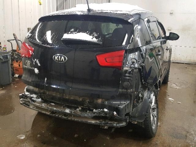 KNDPBCAC9G7865182 - 2016 KIA SPORTAGE L BLACK photo 4