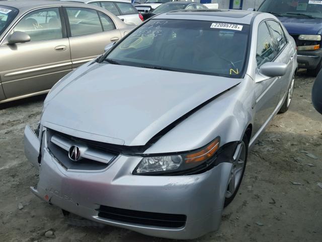 19UUA66296A033786 - 2006 ACURA 3.2TL SILVER photo 2