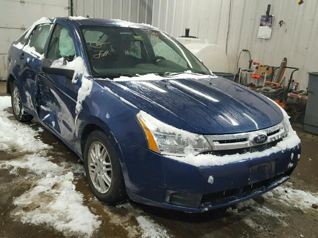 1FAHP35N78W255943 - 2008 FORD FOCUS SE BLUE photo 1