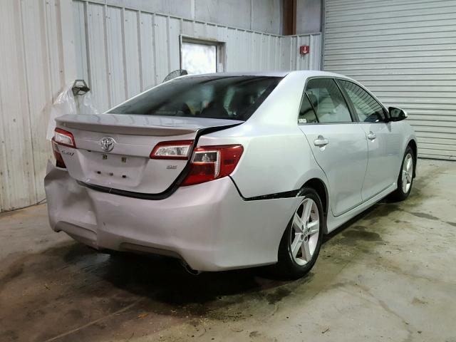 4T1BF1FK7EU434854 - 2014 TOYOTA CAMRY L SILVER photo 4