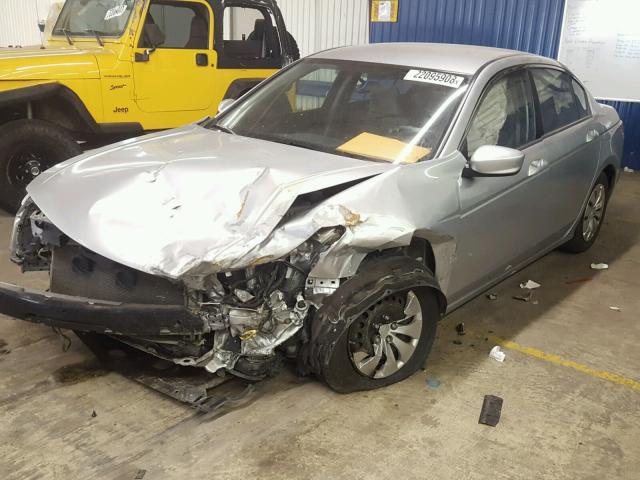 1HGCP2F37AA125127 - 2010 HONDA ACCORD LX SILVER photo 2