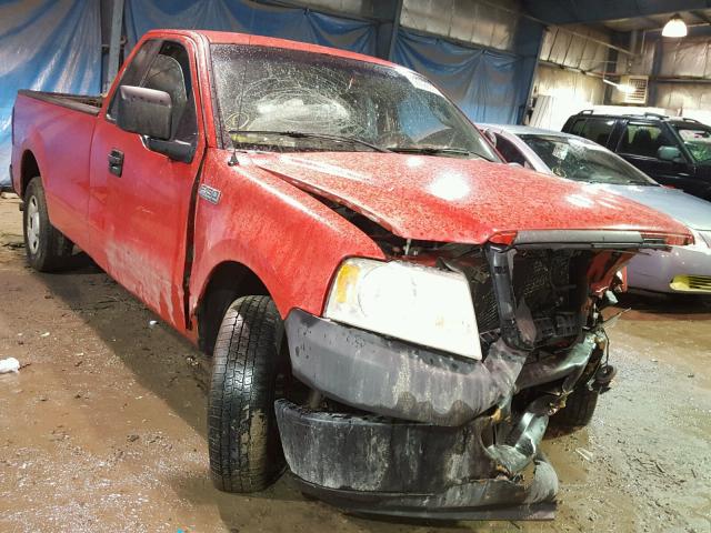 1FTRF12W88KC02646 - 2008 FORD F150 RED photo 1