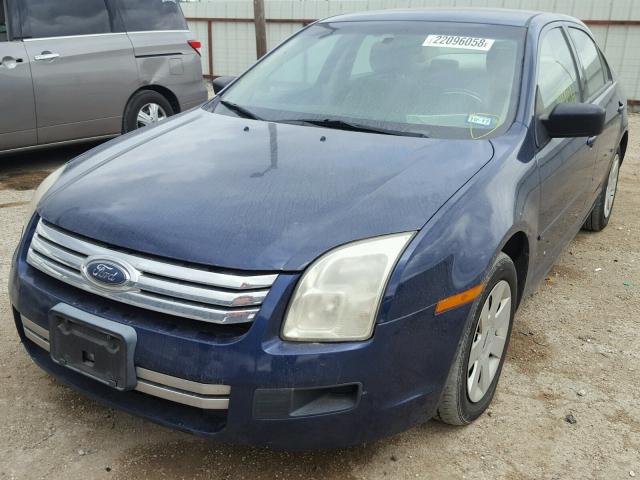 3FAHP06Z37R114935 - 2007 FORD FUSION S BLUE photo 2