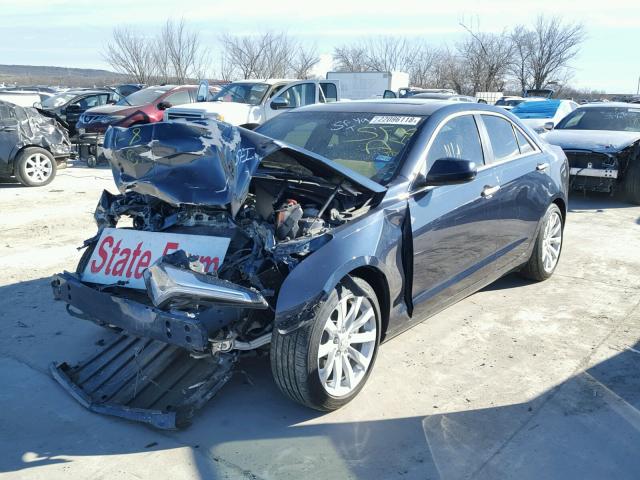 1G6AA5RX9H0162822 - 2017 CADILLAC ATS BLUE photo 2