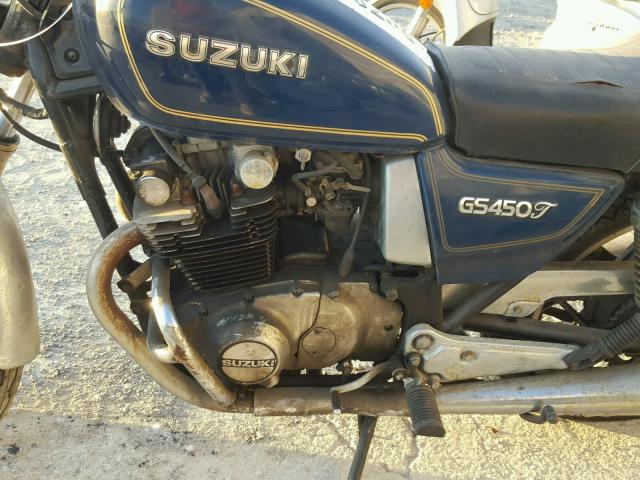 JS1GL52A2B2103284 - 1981 SUZUKI GS450 T BLUE photo 7