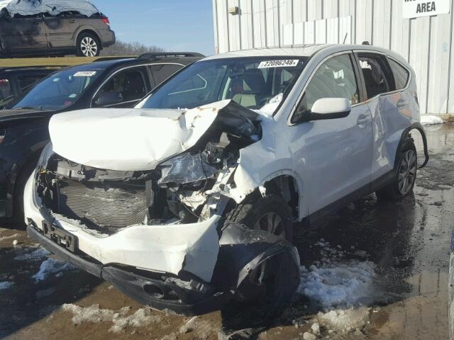 5J6RM4H51EL113779 - 2014 HONDA CR-V EX WHITE photo 9