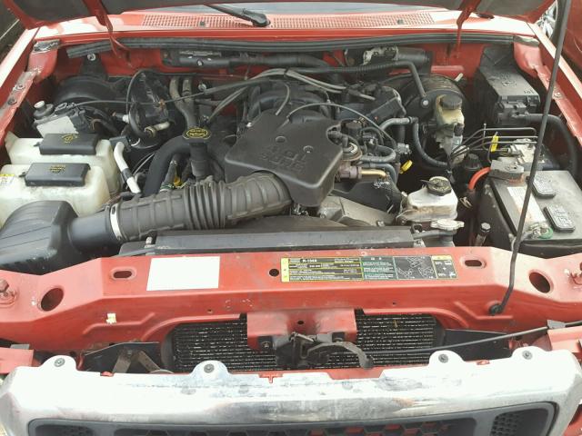 1FTZR45EX4TA00018 - 2004 FORD RANGER SUP RED photo 7