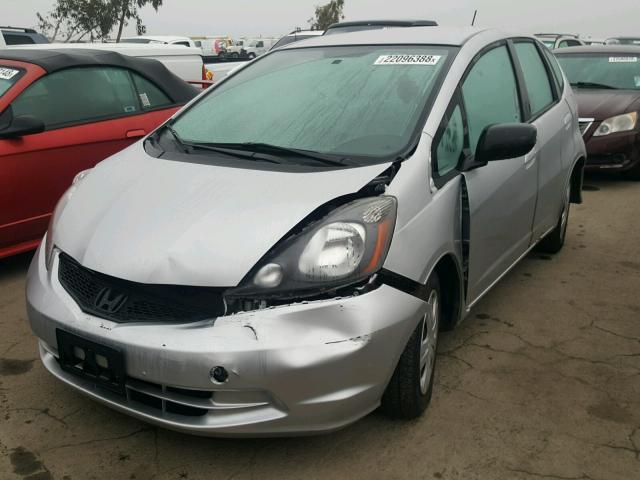 JHMGE8H37BC013440 - 2011 HONDA FIT SILVER photo 2