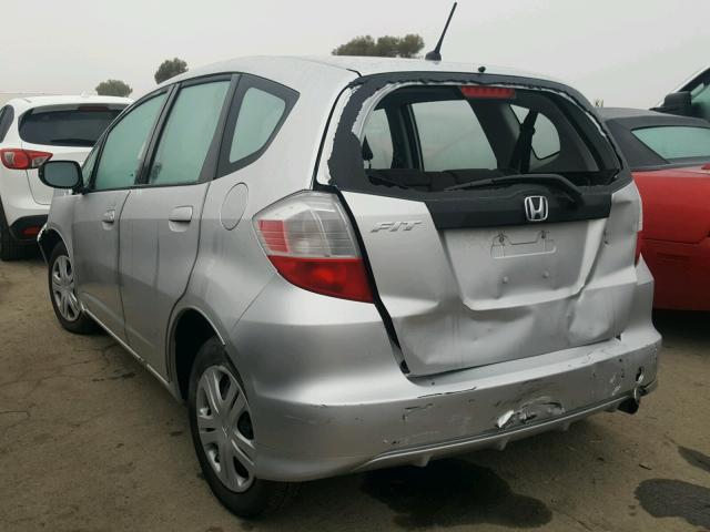 JHMGE8H37BC013440 - 2011 HONDA FIT SILVER photo 3