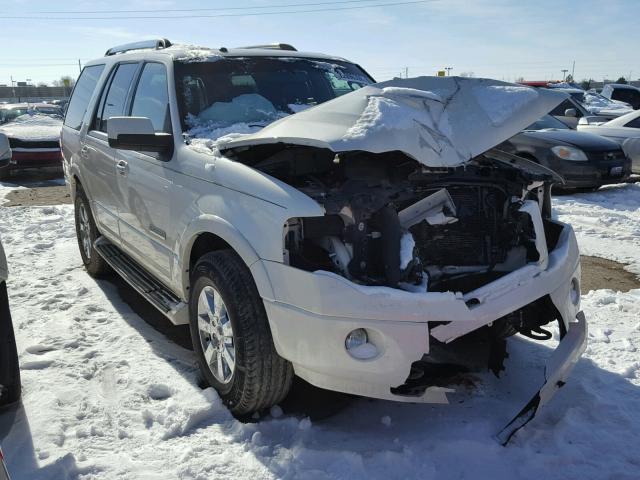 1FMFU20598LA00316 - 2008 FORD EXPEDITION WHITE photo 1