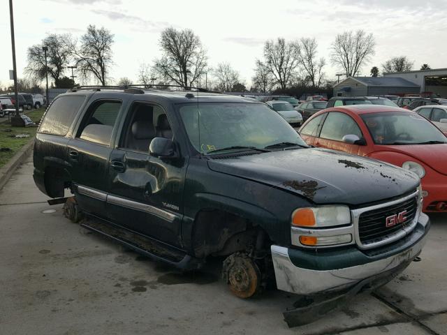 1GKEK13T54R174664 - 2004 GMC YUKON GREEN photo 1