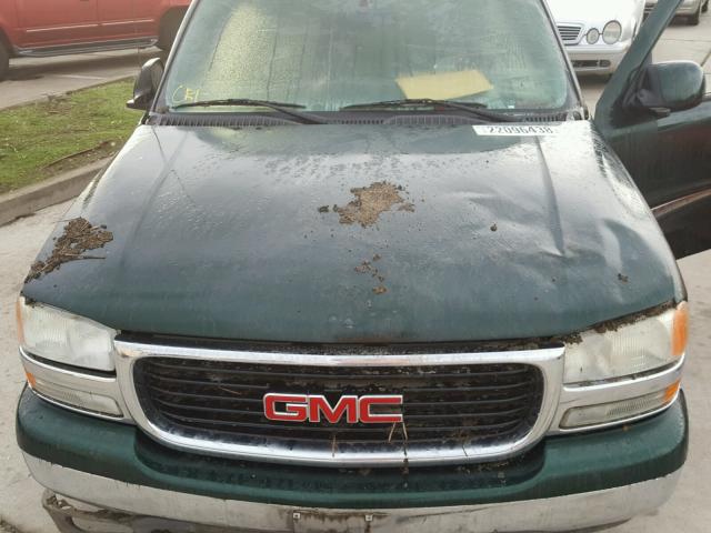 1GKEK13T54R174664 - 2004 GMC YUKON GREEN photo 7