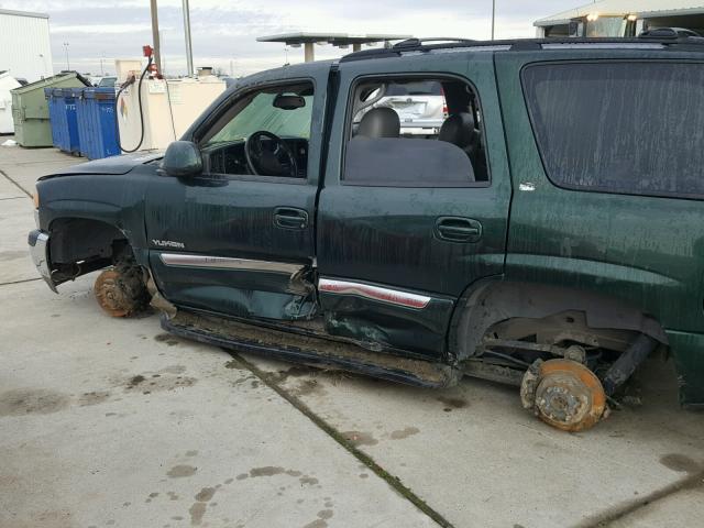 1GKEK13T54R174664 - 2004 GMC YUKON GREEN photo 9