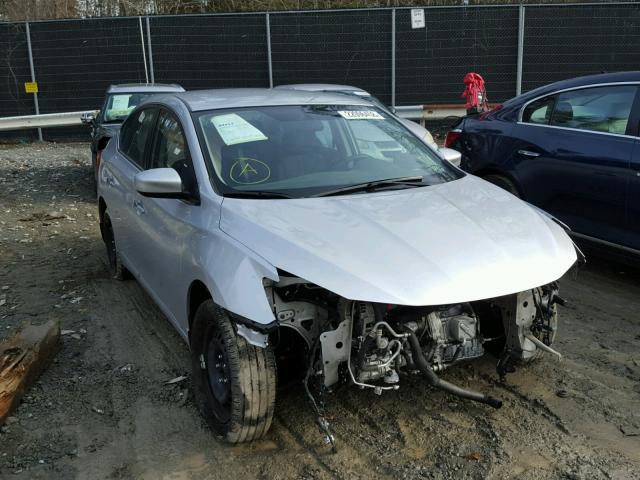 3N1AB7AP3GY319477 - 2016 NISSAN SENTRA S SILVER photo 1