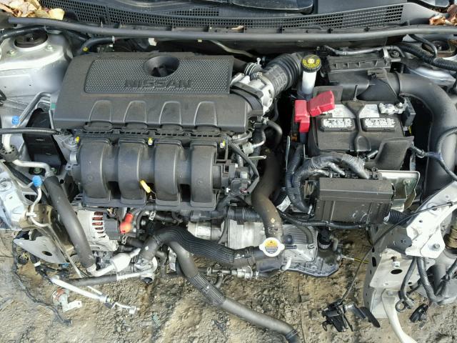 3N1AB7AP3GY319477 - 2016 NISSAN SENTRA S SILVER photo 7