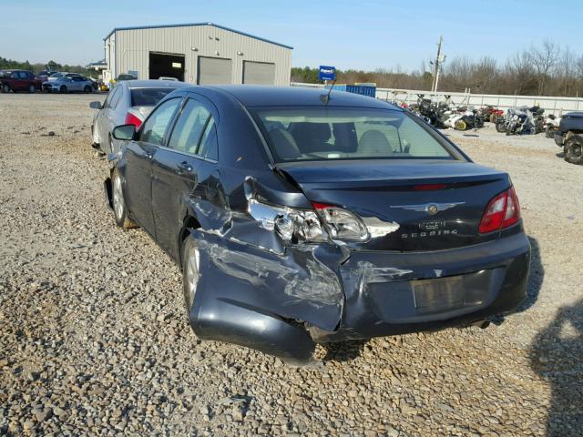 1C3LC46K28N100513 - 2008 CHRYSLER SEBRING LX BLUE photo 3