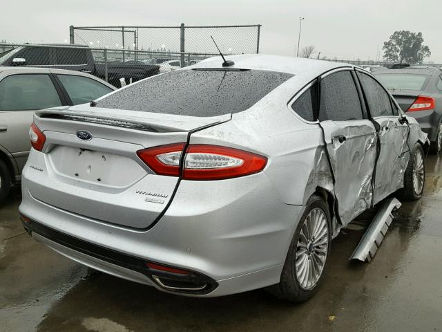 3FA6P0K98GR177963 - 2016 FORD FUSION TIT SILVER photo 4