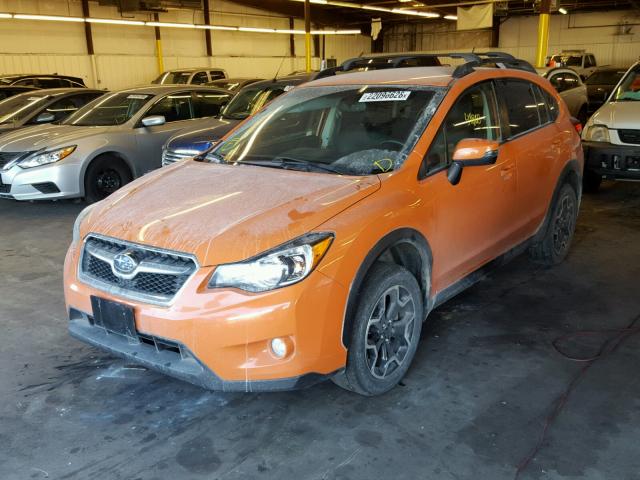 JF2GPAMC2F8227898 - 2015 SUBARU XV CROSSTR ORANGE photo 2