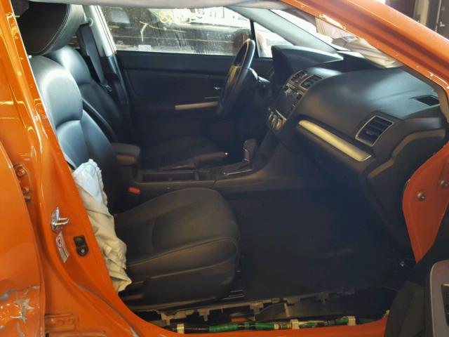 JF2GPAMC2F8227898 - 2015 SUBARU XV CROSSTR ORANGE photo 5