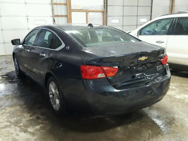 2G1125S38E9111310 - 2014 CHEVROLET IMPALA LT BLUE photo 3