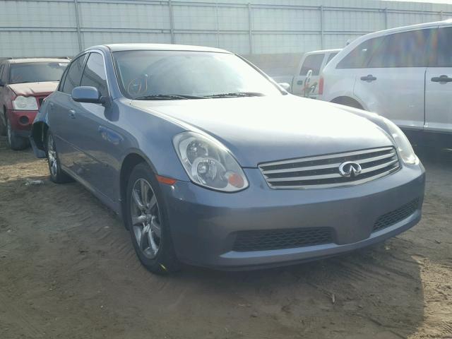 JNKCV51E55M213028 - 2005 INFINITI G35 BLUE photo 1