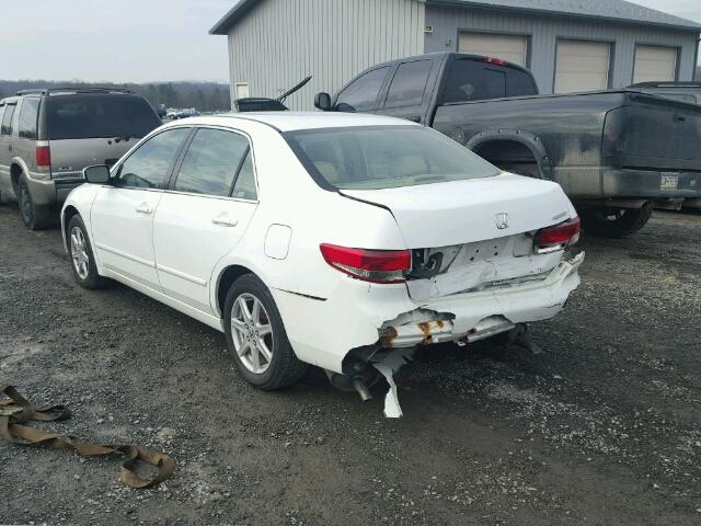 1HGCM66533A094060 - 2003 HONDA ACCORD EX WHITE photo 3