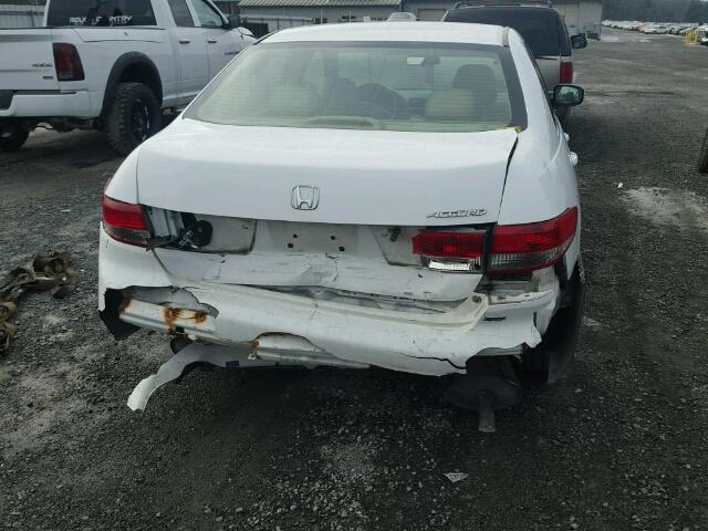 1HGCM66533A094060 - 2003 HONDA ACCORD EX WHITE photo 9